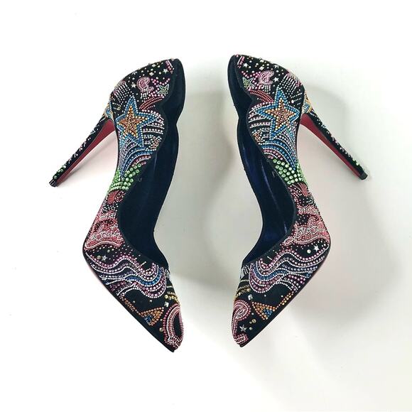 *NEW Christian Louboutin Hot Chick Limited Edition Crystals Embellished Pumps 36 - Picture 7 of 12
